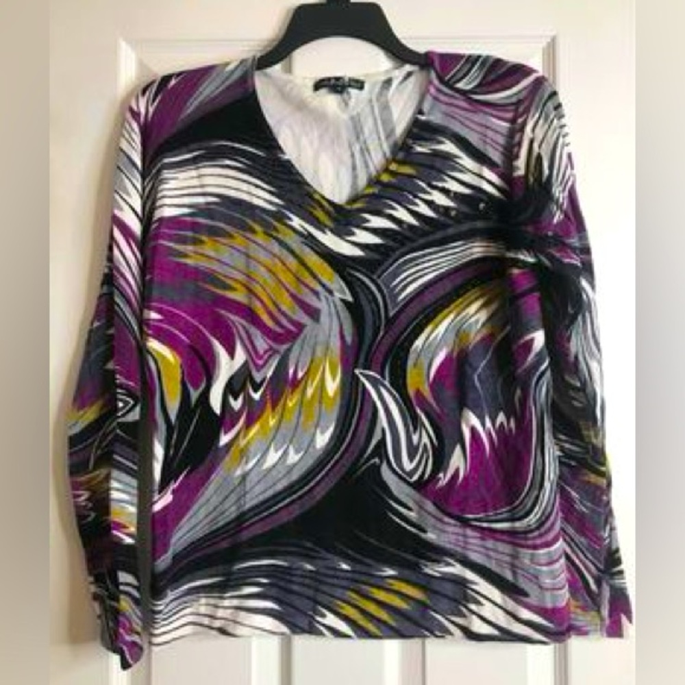 Pierre Sweater with Beadwork, Size Medium